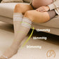 Thick Soft Cotton Compression Socks for Women Men 15-20mmHg Knee High Breathable Cotton Socks for All Day Comfort
