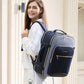 LOVEVOOK 56L Travel Backpack for Women & Men, Airline Approved Carry On Luggage with 3 Packing Cubes, TSA Overnight Bags, Waterproof Personal Item Bag, Weekender Essentials Backpacks fits 17" Laptop