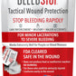 BleedStop First Aid Powder for Blood Clotting, Trauma Kit, Blood Thinner Patients, Camping Safety, and Survival Equipment for Moderate to Severe Bleeding Wounds or Nosebleeds 150 Gram