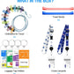 Cruise Ship Essentials, Cruise Luggage Tags, Lanyards for Cruise Ship Cards, Beach Towel Bands, Travel Clothesline, Cruise Essentials 2025 Set Works with All Cruise Lines