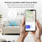 [Apple MFi Certified] Air Tracker Tag 1 Pack (iOS Only), Bluetooth Tracker for Apple Find My, Replaceable Battery, Key Finder and Item Locator Smart Tag for Keys, Bags, Luggage, Pets, Wallet (White)