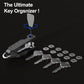 Key Organizer for Men/Women Compact Key Holder Minimalist Key Case Metal Key Chain Key Holder for Keychain Secures 2-6 Keys