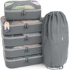 Shacke 6 Set Packing Cubes for Travel - Compression Packing Bags/Travel Organizer - Luggage Organizer Bags for Traveling - Travel Essentials for Women - Cruise Must Haves Packing List