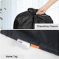 Polecasa Heavy Duty Large Laundry Bag with 130gsm Tear Resistant Fabric, ID Tag and Handles, Easy to Carry Dirty Clothes Drawstring Bag, Perfect for College Dorm, Travel, 28”x36”, Black