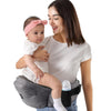 HKAI Baby Hip Carrier, Mom’s Choice Award Winner, Baby Carrier with Adjustable Waistband & Breathable Mesh, Ergonomic Carrier with Non-Slip Hip Seat Surface for Newborns & Toddlers, (Grey)