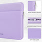 RAINYEAR Laptop Sleeve Case 15 16 Inch, Protective Portable Case with Front Pocket, Briefcase Handbag Computer Cover Laptop Bag Compatible for MacBook Pro/Max M4 M3 M2 M1, Purple