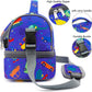 FlowFly Kids Double Decker Cooler Insulated Lunch Bag Large Tote for Boys, Girls, Men, Women, With Adjustable Strap, Car