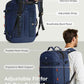 Tolaccea Travel Backpack for Men Women, 40L-50L Carry On Backpack with Wet Dry Compartment, Flight Approved Laptop Daypack Fits 15.6", Convertible Expandable Large Rucksack Duffel Bag for Work Travel
