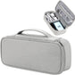 Teskyer Electronics Organizer Travel Case, Waterproof Portable Tech Accessories Pouch with Organized Compartments for Cables, Phone, Chargers, Earphone, Grey