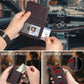 Airtag Wallet for Men, Minimalist Slim Mens Wallet Smart Pop Up Credit Card Holder for 9-13 Cards, RFID Blocking Wallet with ID Window & Cash Slot, Compact Bifold Metal Aluminum Card Case