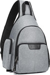 MOSISO Camera Bag Sling Backpack, DSLR/SLR/Mirrorless Full Open Camera Case with Tripod Holder&Rain Cover&Modular Insert, Photography Backpack Compatible with Canon/Nikon/Sony/Fuji, Grey