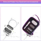 YouKnow Hard Case Compatible with PLAUD NotePin AI Voice Recorder - with Custom Foam Insert Holds Recorder, Magnetic Pin, Clip, Dock, Wristband & Cable (Case Only) (Galaxy)