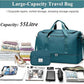 Extra Large Travel Duffle Bag,Carry on Overnight Weekend Bag with Shoes Compartment,Weekender Bags for Women for Travel Business Trips Sport Hospital