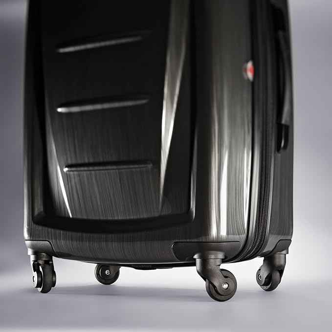 Samsonite Winfield 2 - 20-Inch Hardside Luggage with 360° Spinner Wheels, TSA Lock, Airline Approved - Charcoal