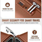 Joyway Luggage Sets 3 Piece with Spinner Wheels, Carry On Luggage 20In with ABS+PC Hardshell, Lightweight Suitcase Set with TSA Lock and Pressure-resistant Frame, 20/24/28 Inch, Brown