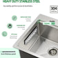 Kitchen Sink, 21 x 20 x 10 Drop in Kitchen Sink 16 Gauge Stainless Steel Kitchen Sinks Single Bowl Workstation Sink with Cutting Board