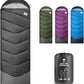 Sleeping Bags for Adults Cold Weather,Portable, Waterproof,Lightweight Sleeping Bag for Tall Girls Boys with Compression Sack for Warm Camping, Hiking, Outdoor & Indoor