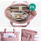 BAGSMART Tote Bag for Women, Lightweight Puffy Tote Bag with Compartments Shoulder Bag Handbag for Travel, Work, Gym,