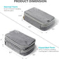 Travelkin Travel Electronic Cord Organizer Travel Case, Travel Cable Organizer Bag For Charger, Phone, Sd Card, Sim Card, Earphone, Usb Drives(Grey)