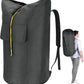 Laundry Backpack Bag, 115L Extra Large Laundry Bags with straps, Heavy Duty Laundry Bag Backpack, Portable Dirty Clothes Bag for College Dorm, Apartment, Laundromat, College Laundry Bag