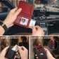 Airtag Wallet for Men, Minimalist Slim Mens Wallet Smart Pop Up Credit Card Holder for 9-13 Cards, RFID Blocking Wallet with ID Window & Cash Slot, Compact Bifold Metal Aluminum Card Case