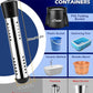 2026 Upgraded Portable Shower for Camping with Heater, Rechargeable Camping Shower with Intelligent LED Display, 5 Gal Foldable Bucket, 4 Spray Modes, Portable Shower for Travel, Pet Bath, Car Washing