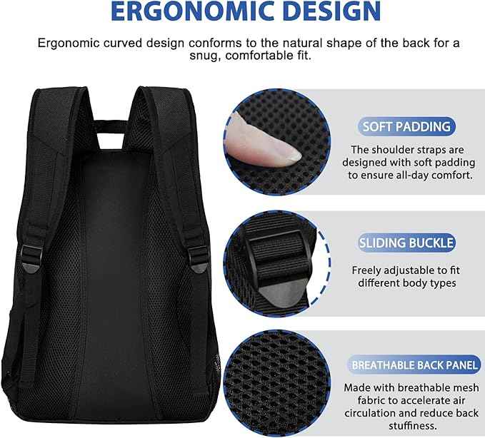LARIPOP Soccer Backpack Soccer Bag with Ball Holder & Shoe Compartment Youth Sports Equipment Training Bag