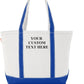 CB STATION Medium Classic Canvas Tote Bag for Women, Top Zipper Closure, Outer Pocket, Daily Essentials, Groceries, Traveling