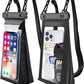 Large Capacity Waterproof Phone Pouch Floating, Waterproof Bag Case for iPhone 15 14 Pro Max 13 12 11 X XR 8 Plus Samsung Up to 6.9'', IPX8 Water Proof Phone Dry Bag for Swimming Kayaking, 1Pack