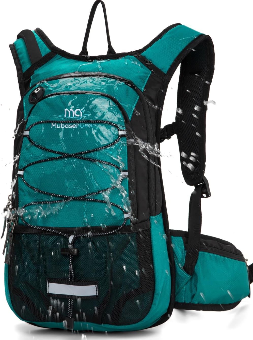 15L Insulated Hydration Backpack Pack with 2L Water Bladder Lightweight Hiking Backpack Bag for Women Men Daypack for Hiking Running Festival Camping Biking - Roamly