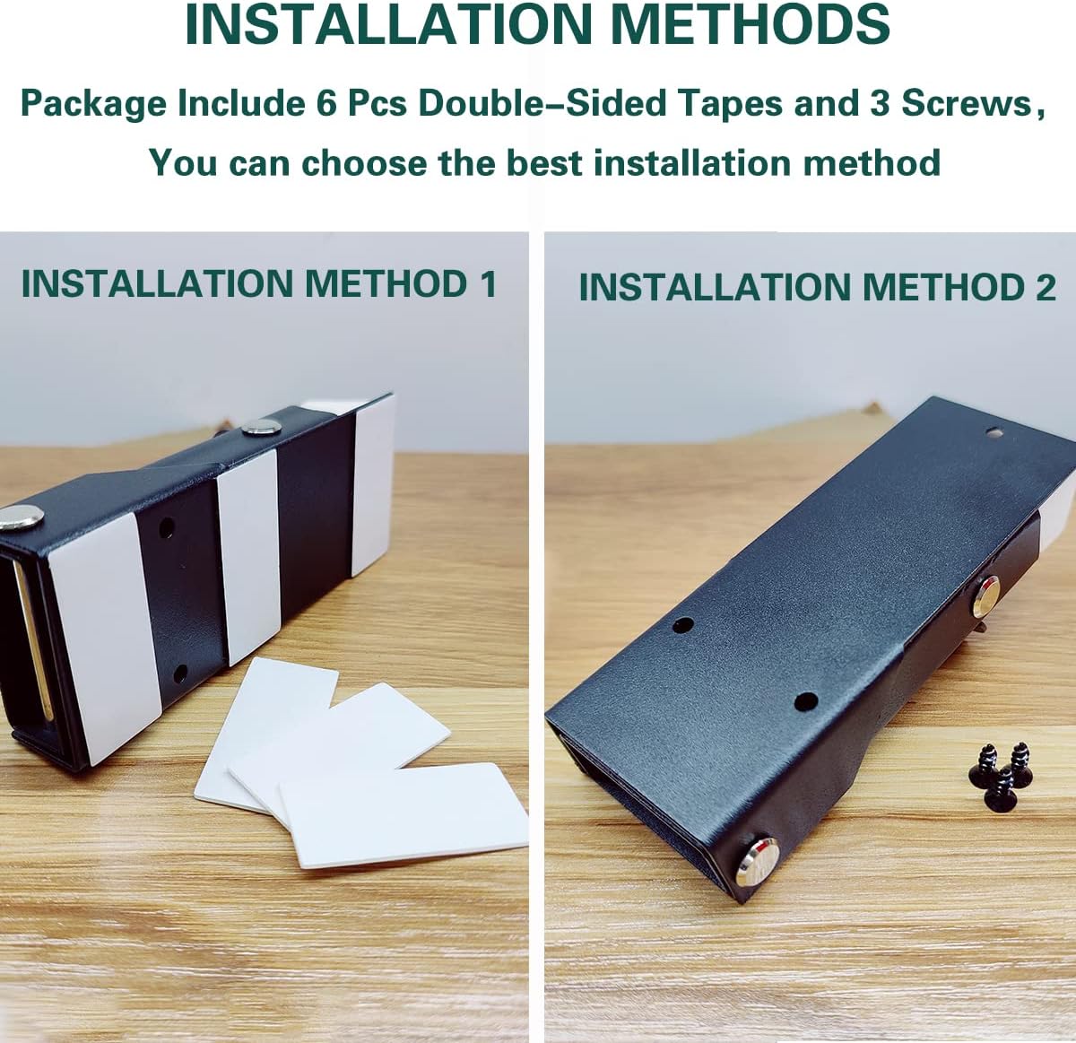 Door Stoppers 2 Pack, Self Adhesive Door Holder, No Drilling Door Stopper, Door Holder to Keep Door Open, Soft Rubber Tips & Anti Slip, Drop Stops & Easy Install