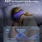 Voerou Sleep Headphones Bluetooth 5.4 Eye Mask, Sleep Mask with Bluetooth Headphones Wireless for Side Sleepers, Bulit-in Ultra-Thin Stereo Speakers Suitable for Sleep, Cool Gadgets for Men Women