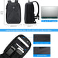 FENRUIEN 17 Inch Laptop Backpack for Men,Waterproof Anti Theft Computer Backpack with USB C Charging Port,Hardshell Gaming Laptop Bag,Black