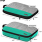 Large Compression Packing Cubes for Travel - 5 Pcs set of Packing Cubes Compression, Carry on Suitcase Organizer Bags - Travel Cubes Organizer Bags for Luggage - Roamly