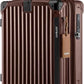 Joyway Carry On Luggage, Expandable Suitcase with Smart Cup Holder and USB Port, 20 IN Hardside Checked with TSA Lock Spinner Double Wheels (Coffe, Carry-On 20-Inch)