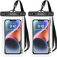 Universal Waterproof Phone Pouch-Waterproof Phone Case for iPhone 15 14 13 12 Pro Max XS Plus Galaxy S24+ S23 Up to 7",IPX8 Waterproof Cellphone Dry Bag Beach Vacation Cruise Ship Essentials-2 Pack