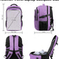 Lapsouno Travel Backpack, Travel Laptop Backpack, Multiple Pockets 15.6 Inch Carry on Backpack with USB Port, TSA Friendly Water Resistant College School Business Bag for Women, Purple - Roamly