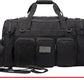 K-Cliffs Tactical Range Duffel Heavy Duty Travel Bag Quality Sport Gear Gym Tote Molle Lockable With US Patch (Combo)
