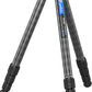 Leofoto 68" Carbon Fiber Tripod, Lightweight Travel Compact Professional Camera Tripod for DSLR Video Camcorder, Weight 3lbs, Max Loads 33lbs/15kg (LS-324CX)