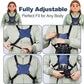 Binocular Harness Strap, New Double-Sided Leather X-shaped Design Adjustable for Hunting, Hiking & Birding, Binocular Harness Fits for Carrying, Cameras, Rangefinders and More