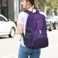 Yaopeing Lightweight Backpack,25L Foldable Hiking Packable,Water Resistant Travel Outdoor Shoulder Bag for Woman Men,Purple - Roamly