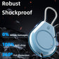 4 Pack Waterproof Secure Holder for AirTag Accessories, Anti-Theft Track Case with Steel Cable, Ultra Durable Scratch-Resistant Cover -Compatible with Apple AirTag for Keychain,Car,Bike,Luggage, Pet