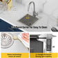 Small Kitchen Sink,13x15 Inch Bar Sink Stainless Steel Drop In Small Kitchen Sink Ideal Choice For Small Space Nice As Toprmount Prep Sink,RV Kitchen Sink With Bottom Grid,Soap Mat And Drain Assembly