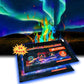 24pcs Fire Color Changing Packets Fire Pit - Last Longer Magical Color Flames for Campfires, Bonfire, Fire Pit & Outdoor Fireplaces - Camping Essentials Accessories Christmas Decorations Gift for Kids