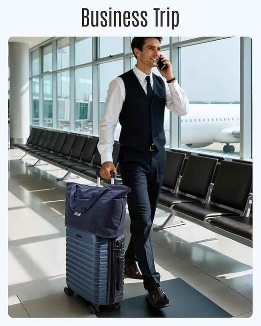 LIGHT FLIGHT Luggage Sets, Carry On Luggage 22x14x9 Airline Approved, Carry On Travel Bag Suitcases with Wheels, Expandable Hardside Lightweight Rolling with TSA Lock 2-Piece Set (DB/20),Royal Blue