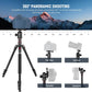 NEEWER 77” Camera Tripod Monopod with Phone Holder, Portable Travel Tripod with Remote, 360° Ball Head, 2 Axis Center Column, Arca QR Plate and Bag, Aluminum DSLR Tripod 34lb Max Load, TP77