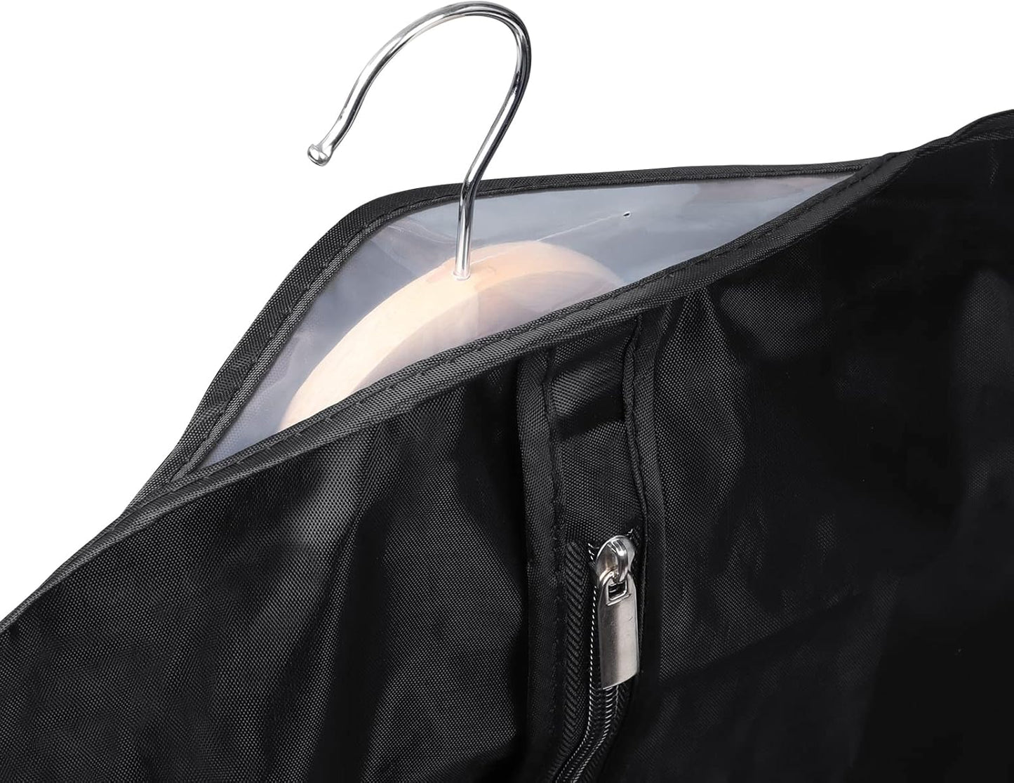 Univivi 16 Pack Suit Cover Bags 60 Inch Garment Bags for Hanging Clothes, Garment Bags for Women Dresses with Clear Window and ID Card Holder for Suit Jacket, Skirt, Shirt and Coat