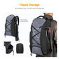 K&F Concept Camera Backpack,Camera Bags for Photographers 30L Large Capacity with Raincover and 16 Inch Laptop Compartment Compatible for Canon/Nikon/Sony/DJI Mavic Drone Travel