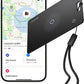 LULULOOK Wallet Tracker Card, Ultra Slim Airtag Wallet Works with Apple Find My (iOS Only), Wireless Rechargeable GPS Smartcard Tracker for Luggage, Tags, Passport, Purse, IP68 Waterproof, 1 Pack