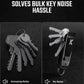 Key Organizer for Men Compact Key Holder Minimalist Key Case Metal Key Chain Key Holder for Keychain Secures 2-5 Keys